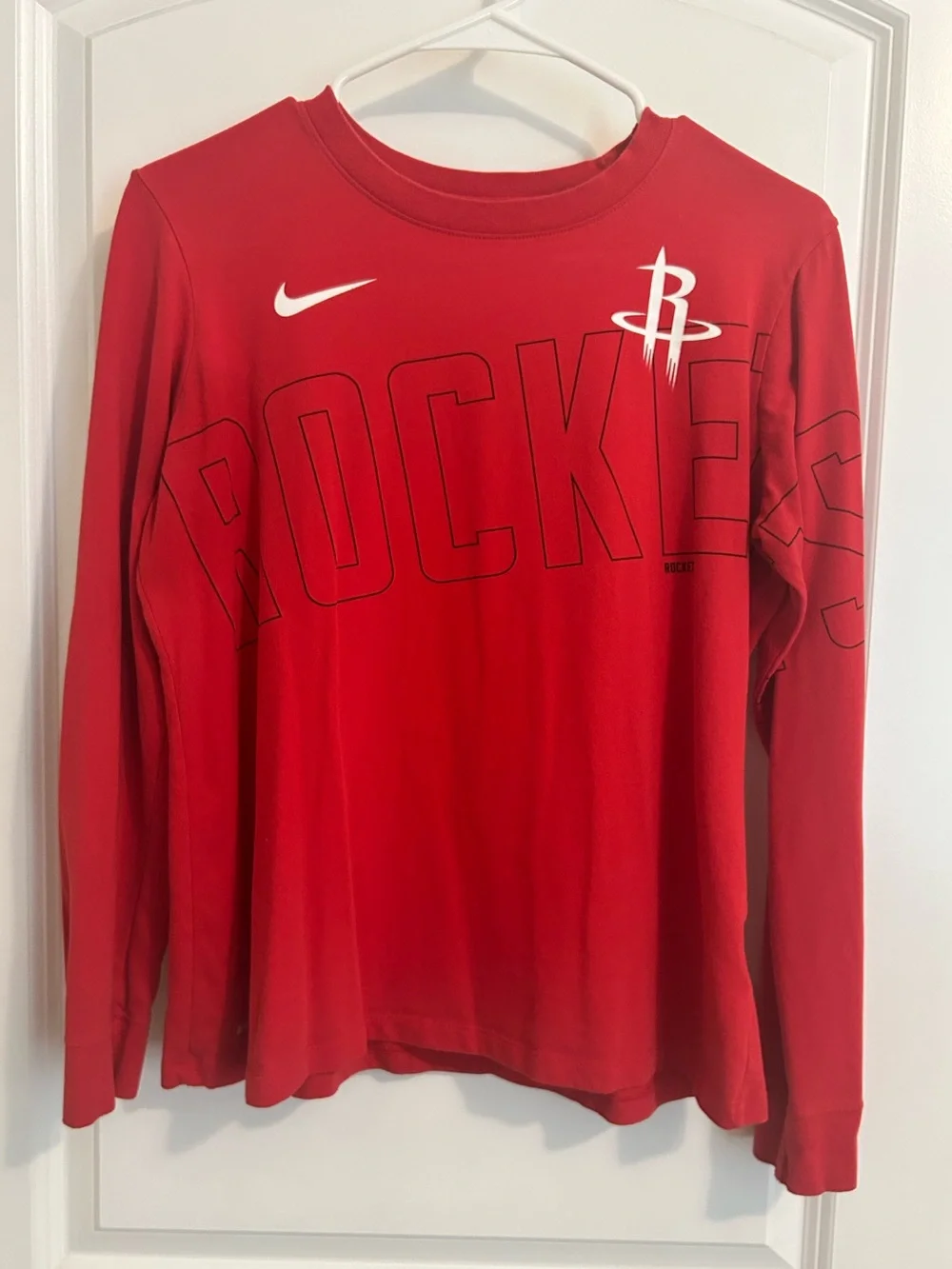 ✨Nike Red Houston Rockets Long Sleeve Shirt✨